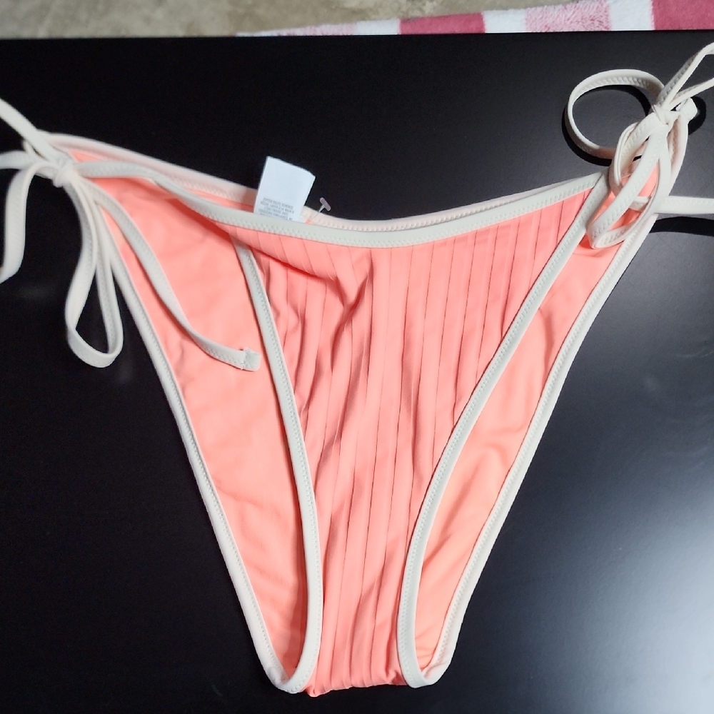 Aerie Peach String Bikini